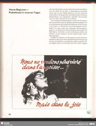 Nous ne voulons plus vivre dans l'angoisse...mais dans la joie