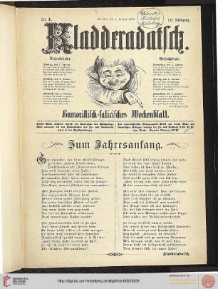 52: Kladderadatsch: Humoristisch-satirisches Wochenblatt