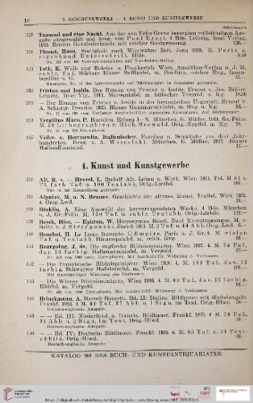 4. Kunst und Kunstgewerbe (Nr. 136 - 219)