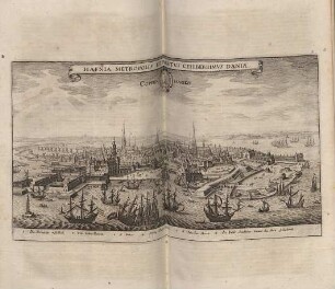 Hafnia Metropolis et Portus Celeberrimus Daniae. Coppenhagen.