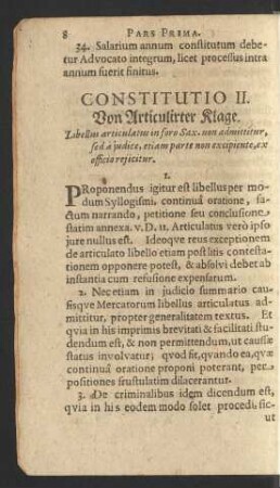 Constitutio II.