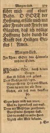 Morgen-Lied