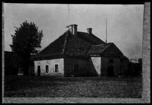 Reval, Tallinn: alte Schmiede im Revaler Hafen [Reproduktion eines Fotos]
