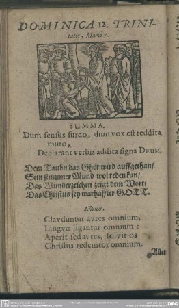 Dominica 12. Trinitatis, Marci 7.