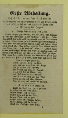 2. Gebrauch der Glieder