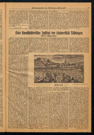 35-37, Das kunsthistorische Institut der Universität Tübingen