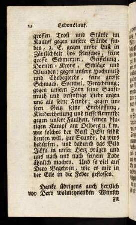 22-33, Briefe