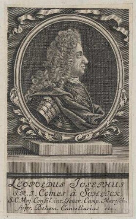 Bildnis des Leopoldus Josephus à Schlick