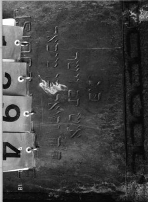 Grabstein 1394 [Hahn S. 130 Grab-Nr. 1949/50]: Grabstein 1394 (Detailaufnahme 1) [Hahn S. 130 Grab-Nr. 1949/50]