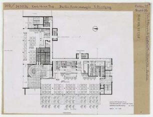 Wettbewerb Gaststättenkomplex Berlin. Berlin, Mitte, Friedrichstraße/Unter den Linden