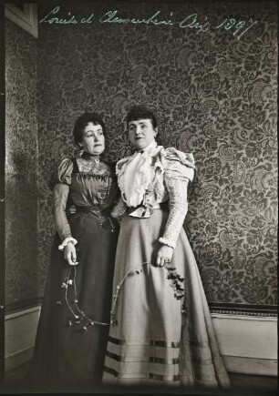 Aix-les-Bains. Porträt Louise Mayer und Clementine