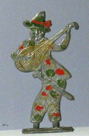 Harlekin mit Laute
