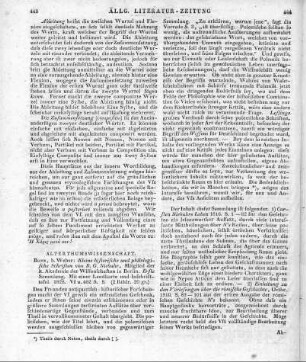 Niebuhr, B. G.: Kleine historische und philologische Schriften. Slg. 1. Bonn: Weber 1828