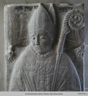 Grabmal des Bischofs Giovanni Geraldini : Sarkophag des Bischofs Giovanni Geraldini