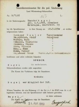 Nagel, Theodor