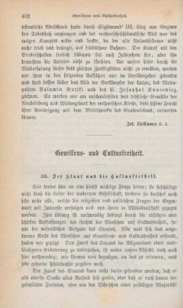 402-413 Gewissens- und Cultusfreiheit : Fortsetzung