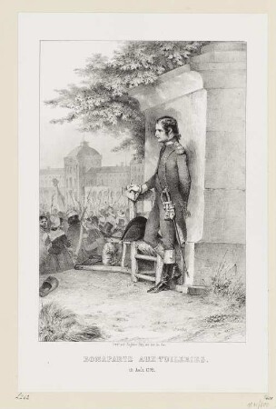 Bonaparte aux tuileries, Blatt 82 der Folge "Kaiser und die kaiserliche Garde"