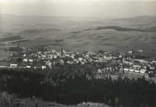 Scheibenberg, Blick vom Scheibenberg auf die gleichnamige Stadt