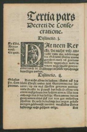 Tertia pars Decreti de Consecratione.