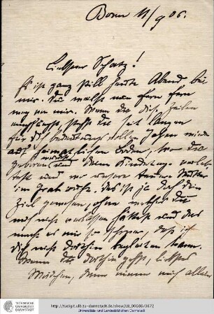 Brief vom 11.09.1906
