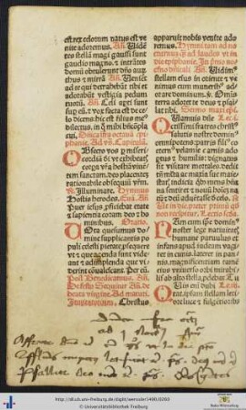 Handschriftliche Ergänzungen