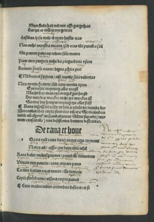De rana et bove