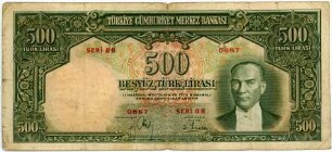 Geldschein, 500 Lira, 1939?