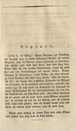 Eigenes