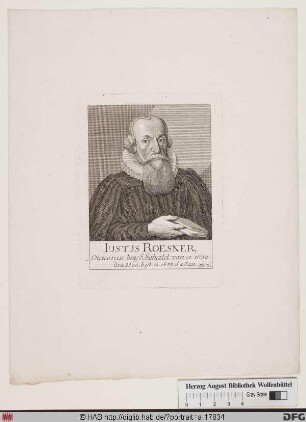 Bildnis Justus Rösner (Rössner)