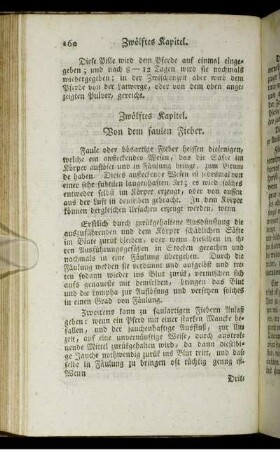 Zwölftes Kapitel. Von dem faulen Fieber.