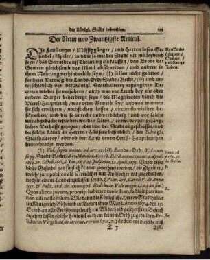 Der Neun und Zwantzigste Articul