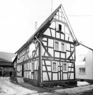 Fachwerkwohnhaus; Nidda, Mittelstraße 14