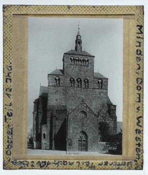 Minden, Dom : Außenansicht von W