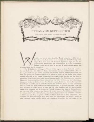 Etwas vom Kupferstich am Ende des XVIII. Jahrhunderts