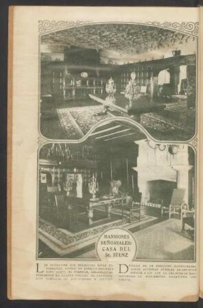Mansiones señoriales: Casa del Sr. Stunz - [Fotografías]