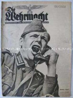 l,wsk,dmkjcvMilitärische Fachzeitschrift "Die Wehrmacht" u.a. über die Belagerung von Leningrad