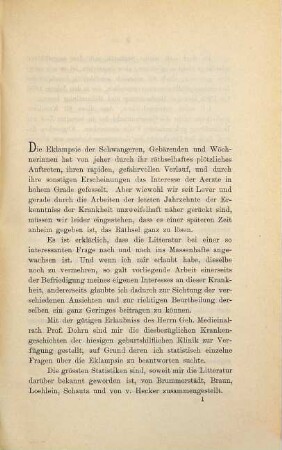 Beitrag zur Kenntnis der puerperalen Eklampsie auf Grund von Zusammenstellungen hiesigen Klinischen Materials : Inaug. Diss.