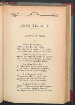 Libro tercero