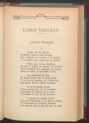 Libro tercero