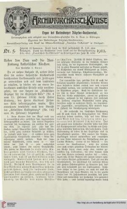 30: Ueber den Bau und die Ausstattung katholischer Kirchen, [1]