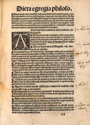 Repertorium sive tabula generalis authoritatum Aristotelis et philosophorum : cum commento per modum alphabeti