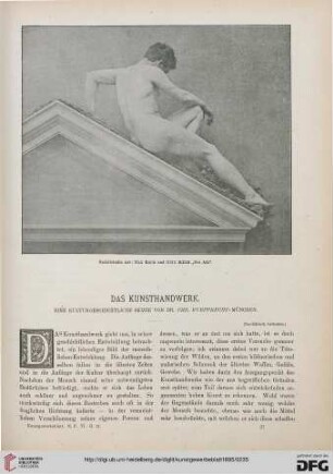 Das Kunsthandwerk
