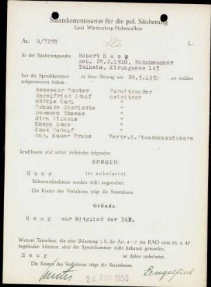 Haug, Robert