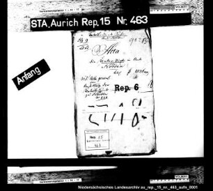 Die Untervögte im Amt Norden
