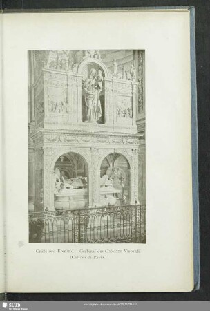 Christoforo Romano. Grabmal des Galeazzo Visconti (Certosa di Pavia)