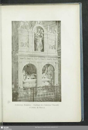 Christoforo Romano. Grabmal des Galeazzo Visconti (Certosa di Pavia)