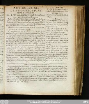 Articulus XL. De Resurrectione Mortuorum.