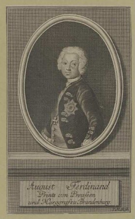 Bildnis des August Ferdinand, Prinz von Preußen