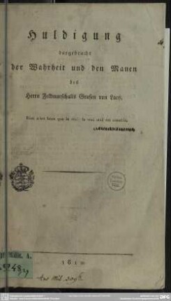 Kriegskunst und Geschichte : Abhandlung über die großen militärischen Operationen