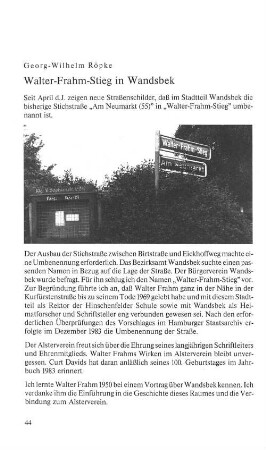 Walter-Frahm-Stieg in Wandsbek